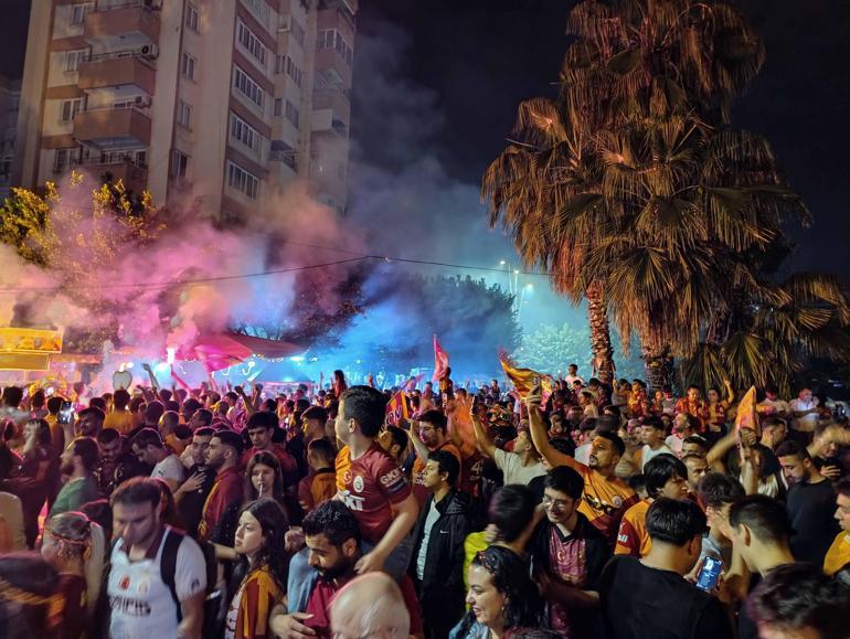 Galatasaray’ın şampiyonluğu Adana’da kutlandı