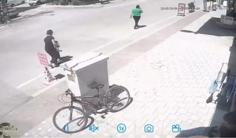 Çocuğunu sokakta darbeden anne, adli kontrolle serbest bırakıldı