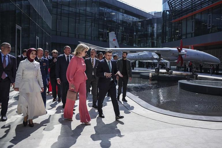 Belçika Kraliçesi Mathilde, Baykarı ziyaret etti