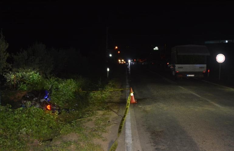 Kamyonetle çarpışan motosikletin sürücüsü öldü