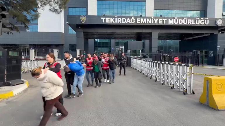 Tekirdağda fuhuş operasyonunda 11 tutuklama