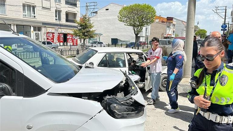 Kaza yapan ehliyetsiz sürücü ve araç sahibine toplam 80 bin lira ceza