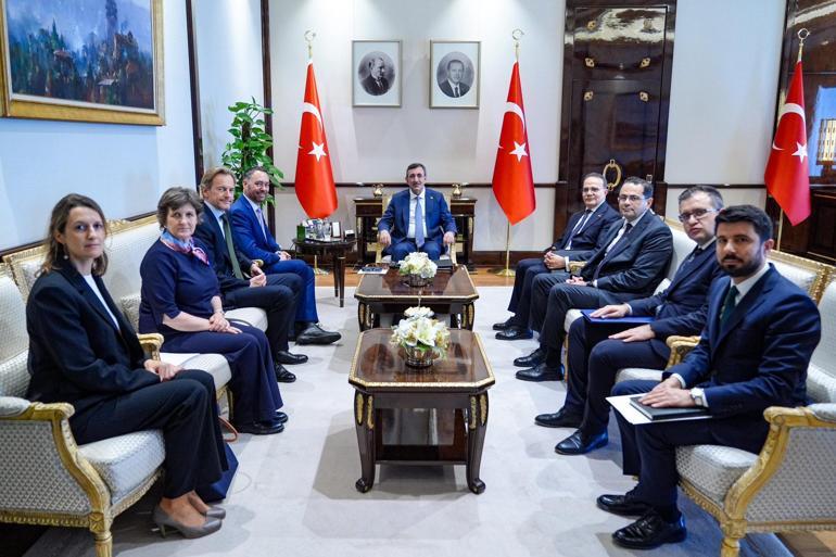 Cumhurbaşkanı Yardımcısı Yılmaz, Belçika Başbakan Yardımcısı Prevot ile görüştü