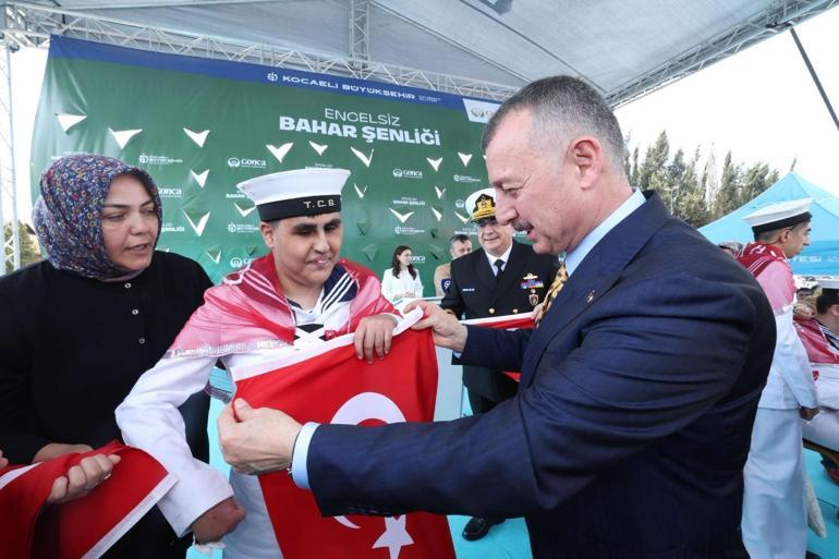 Kocaeli’de özel bireylere temsili askere uğurlama töreni düzenlendi