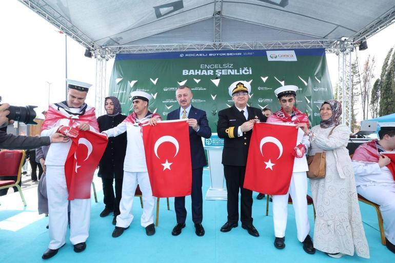 Kocaeli’de özel bireylere temsili askere uğurlama töreni düzenlendi