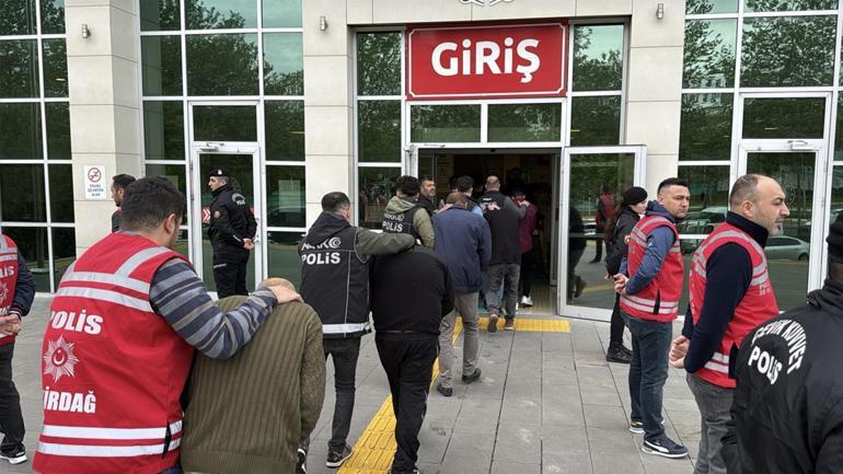 Tekirdağ’da torbacı operasyonu: 20 gözaltı