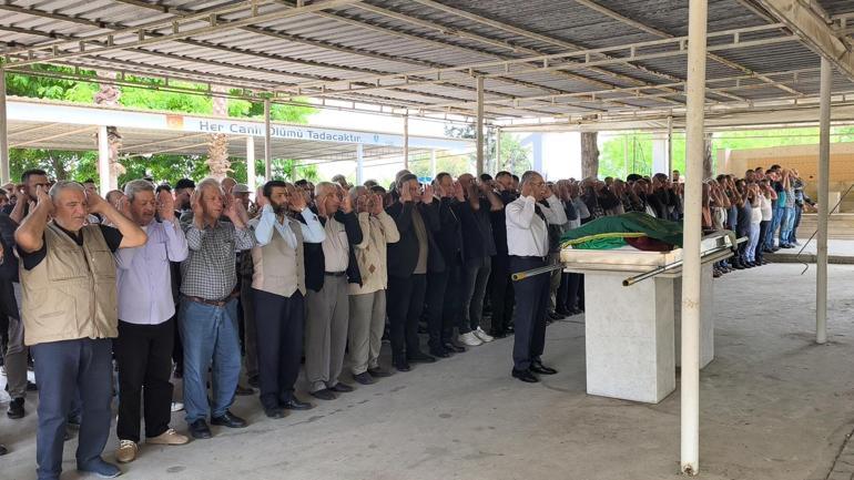 Mersinde akaryakıt tankında çıkan yangında ölen işçi toprağa verildi