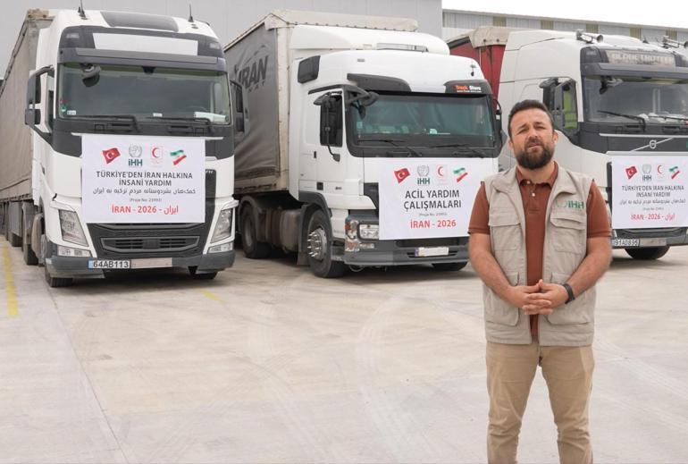 İHH, İran’a 7 TIR insani yardım malzemesi gönderdi