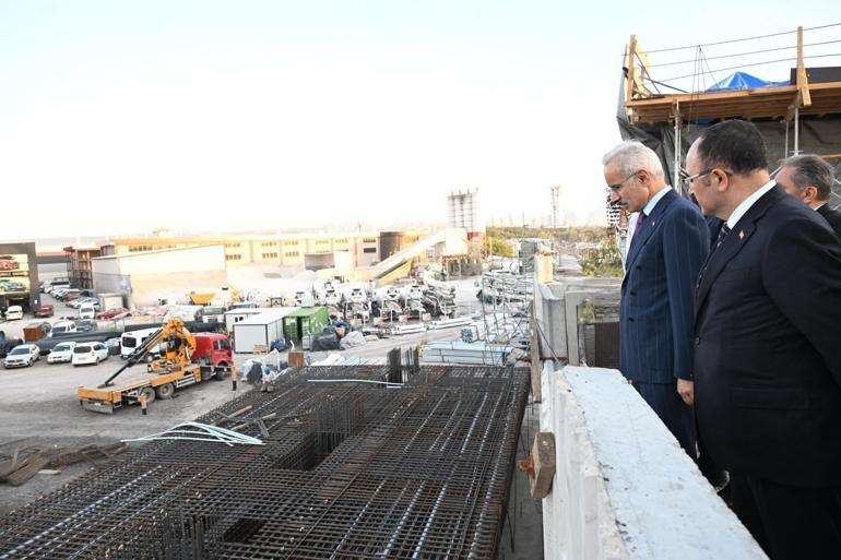 Bakan Uraloğlu, Etimesgut Havalimanı ve bağlantı yollarındaki çalışmaları inceledi