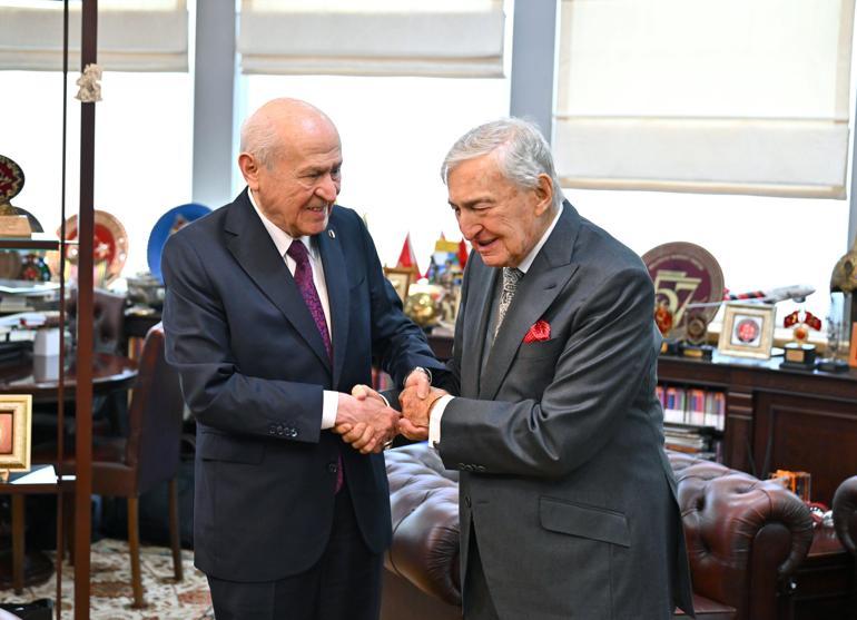 Bahçeli, Rahmi Koç ile Ali Koçu kabul etti