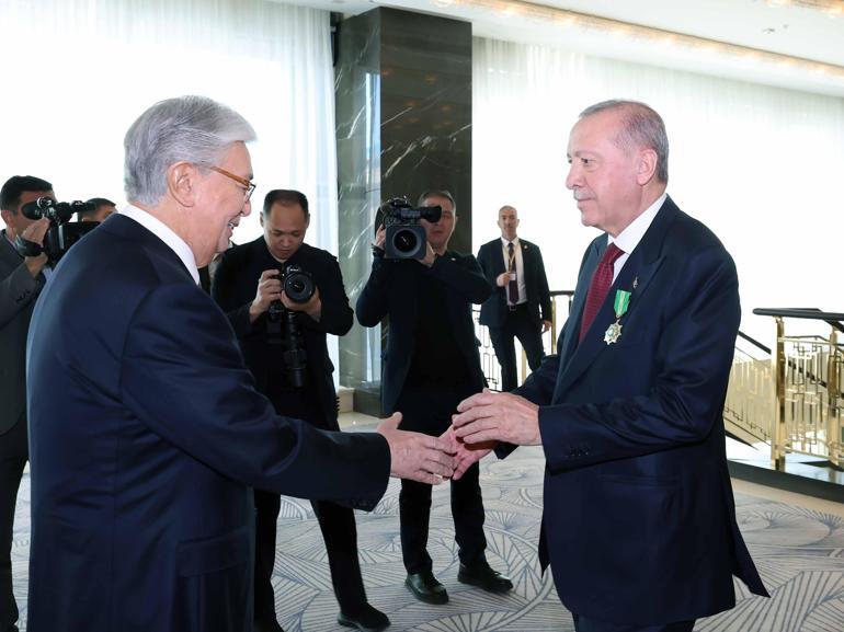Cumhurbaşkanı Erdoğan: Kazakistan ile ticaret hacmimiz 10 milyar dolara yaklaştı