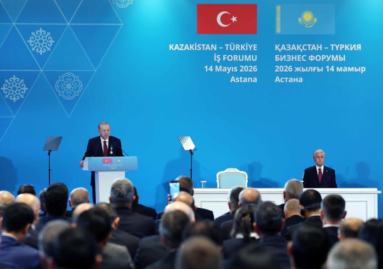 Cumhurbaşkanı Erdoğan: Kazakistan ile ticaret hacmimiz 10 milyar dolara yaklaştı
