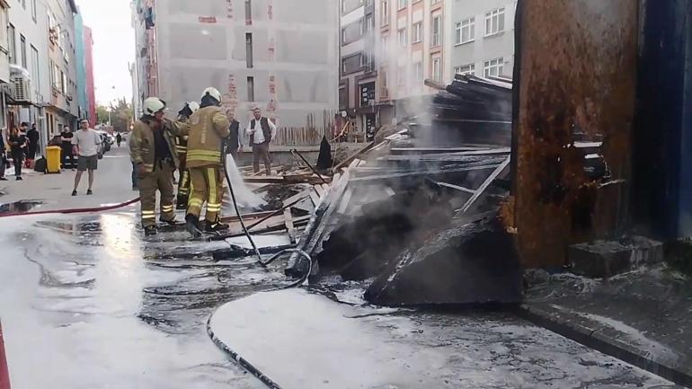 Silivride elektrik panosunda çıkan yangın söndürüldü