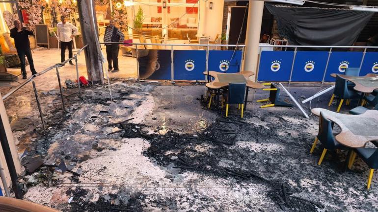 Bursa’da Fenerbahçeliler Derneğinde 2 çocuk yangın çıkardı; o anlar kamerada