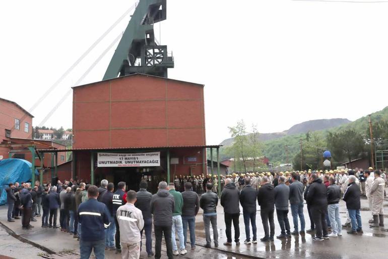 Maden faciasında hayatını kaybeden işçiler, dualarla anıldı