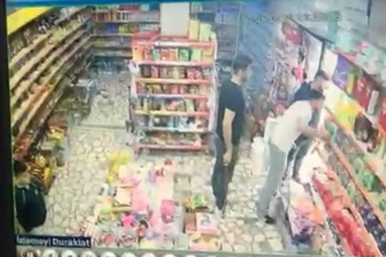 Sultangazide markete saldıran engelli bireyi annesi durduramadı
