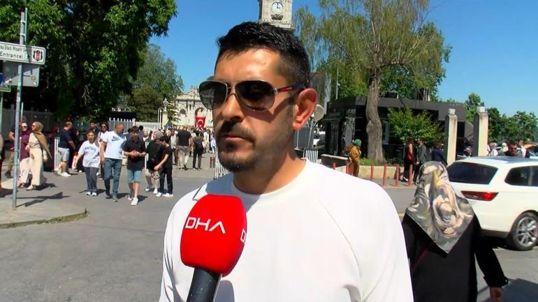 19 Mayısta Dolmabahçe Sarayına gelen ziyaretçiler tarihi atmosferi yerinde gördü