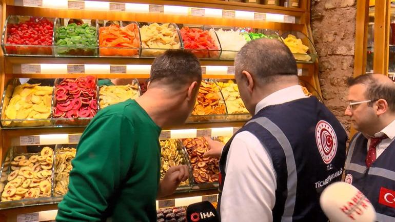 Kurban Bayram öncesi Mısır Çarşısında fahiş fiyat denetimi