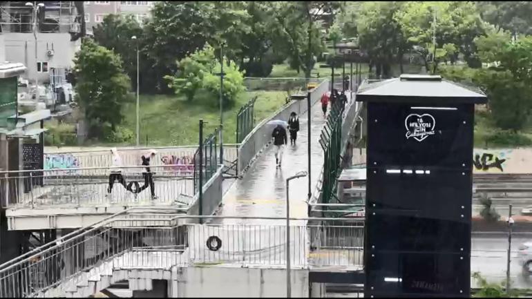 Bayrampaşa ve Üsküdarda sağanak etkili oldu