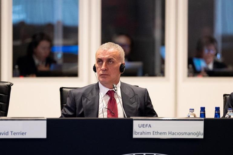 TFF Başkanı Hacıosmanoğlu, UEFA Yönetim Kurulu Toplantısına katıldı