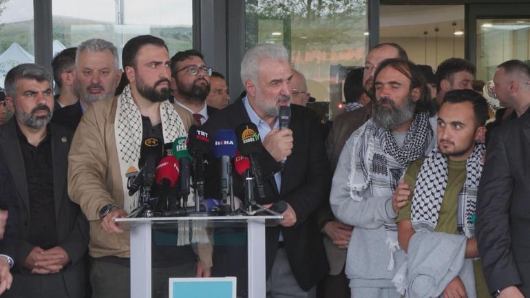 Sumud Filosu aktivistleri İstanbula geldi