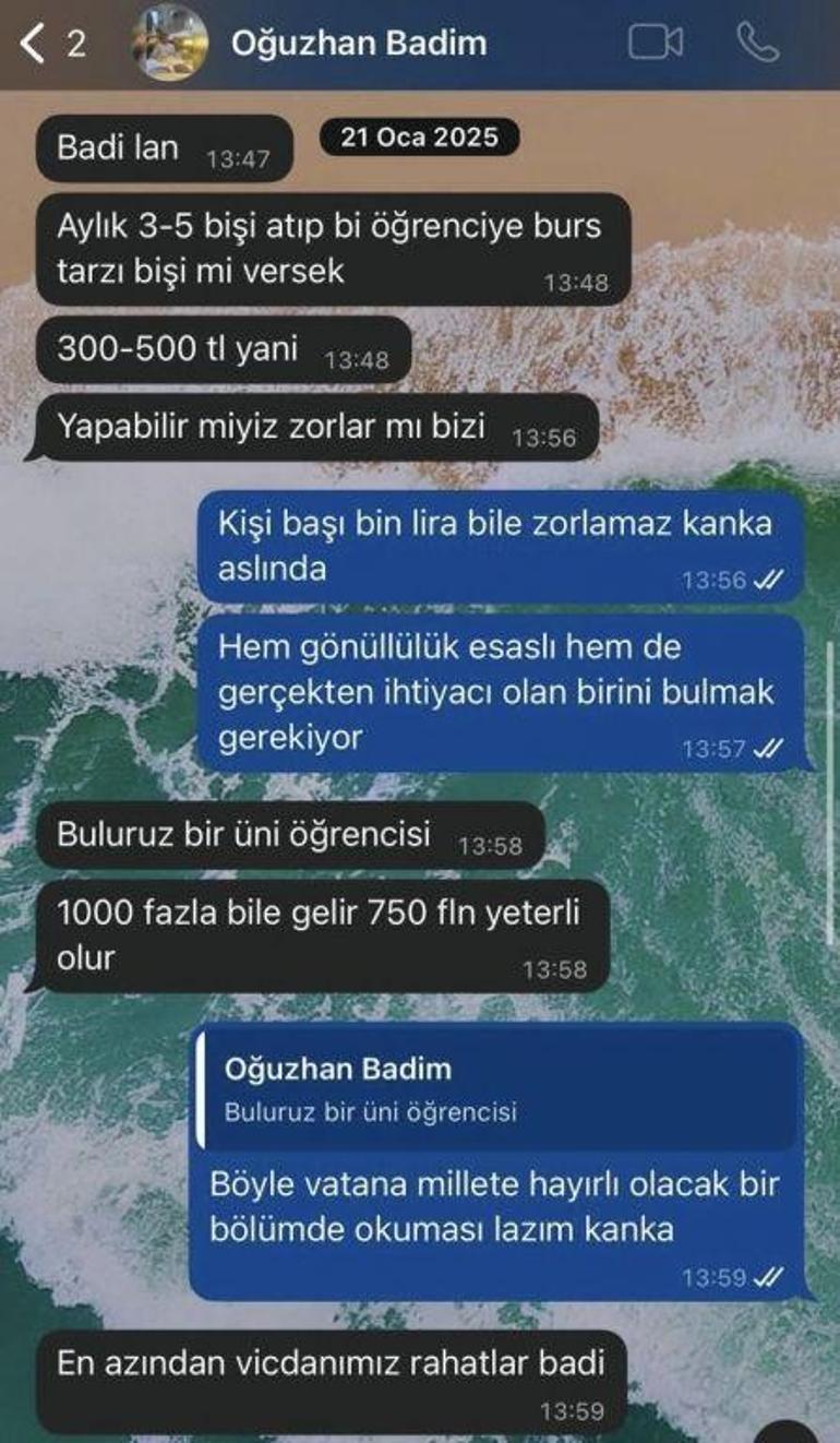 Kalp krizinden ölen üsteğmenin öğrencilere burs aradığına dair mesajları ortaya çıktı