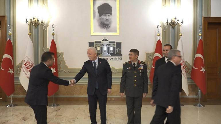 İstanbul Valiliğinde bayramlaşma töreni