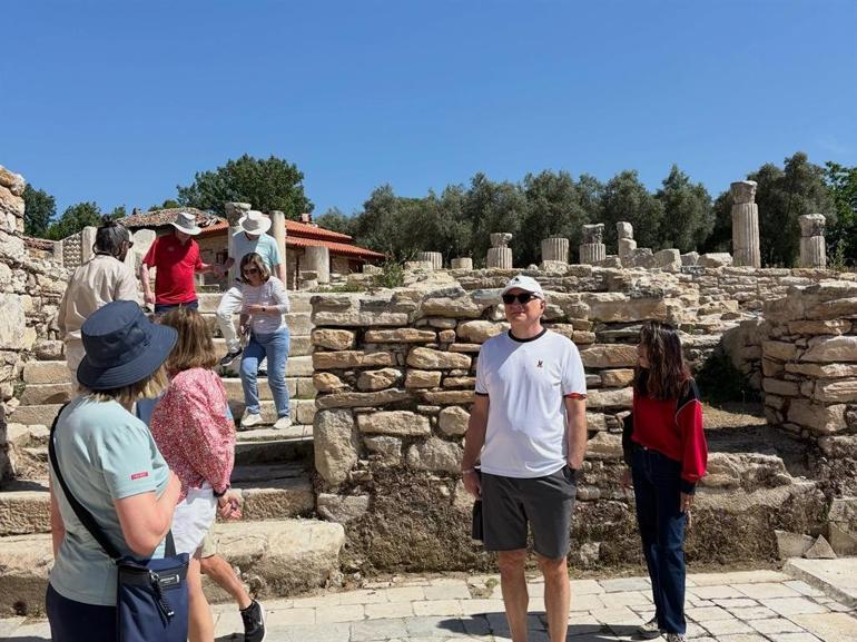Cruise turistlerinin yeni rotası Stratonikeia oldu