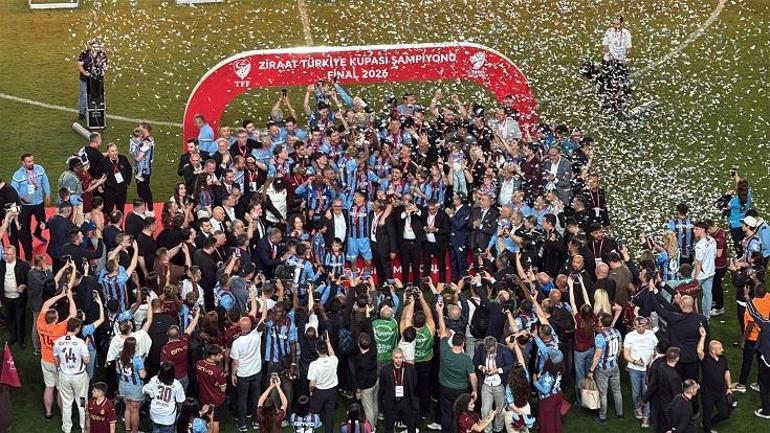 64’üncü Ziraat Türkiye Kupasının sahibi, Trabzonspor oldu