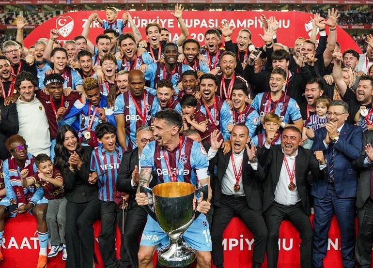 64’üncü Ziraat Türkiye Kupasının sahibi, Trabzonspor oldu
