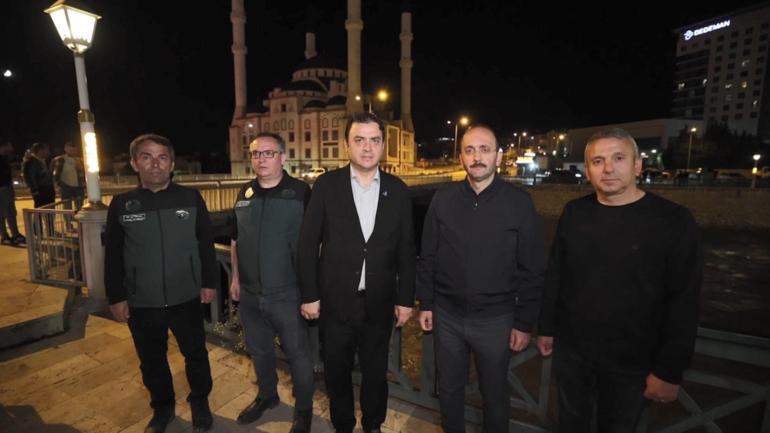 Tokatta Yeşilırmak Nehrinin su seviyesi yükseldi