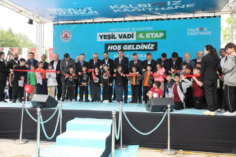 Kağıthane’de Yeşil Vadi Bisiklet ve Yürüyüş Yolu’nun 4. etabı hizmete açıldı