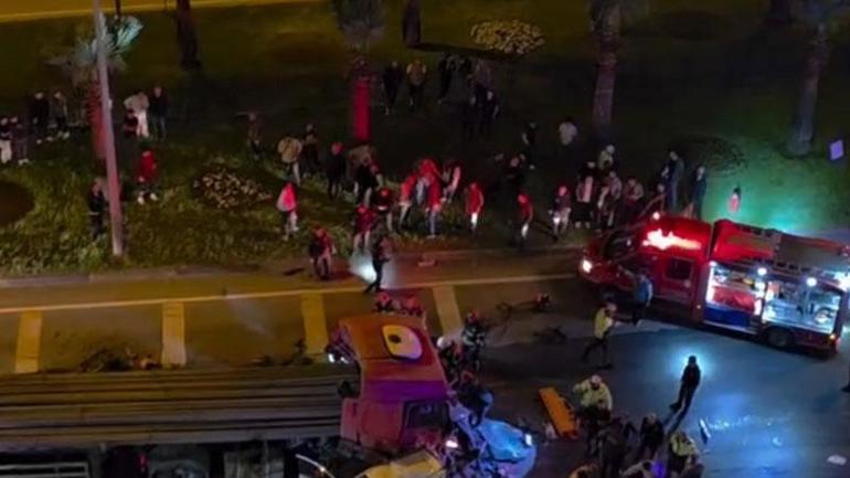 Giresunda 4 araçlı zincirleme kaza kamerada; 3ü çocuk 5 ölü, 7 yaralı