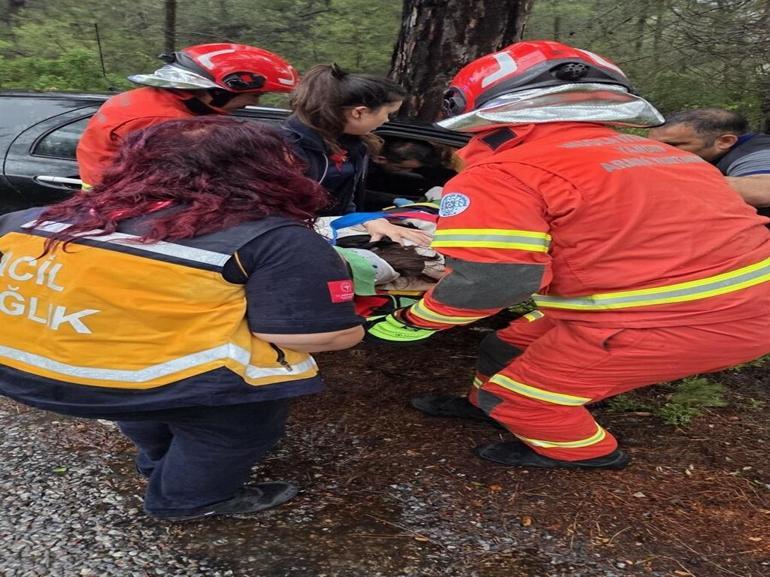 Otomobilin çarptığı yaya yaralandı, kaza kamerada