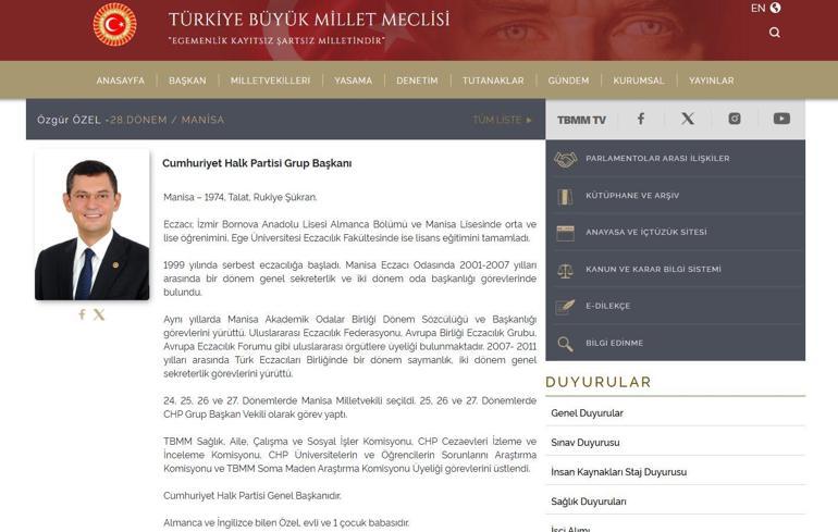 Kılıçdaroğlu yazısı TBMMye gönderildi