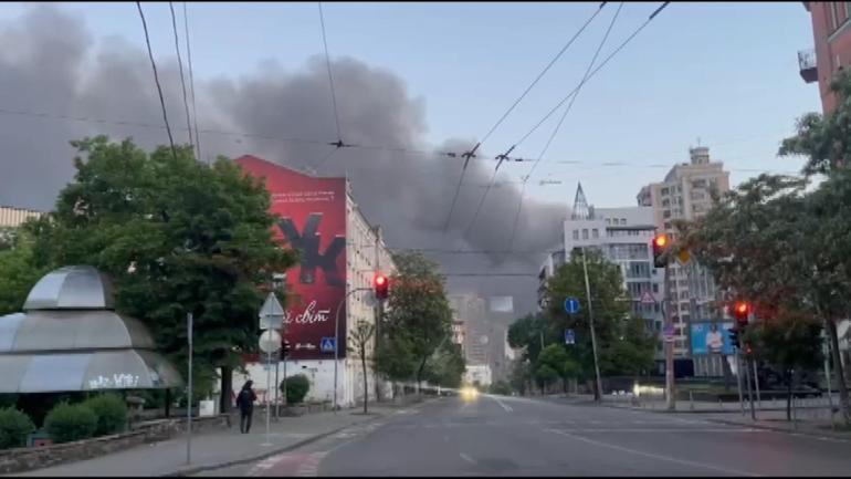 Rusya, Ukraynanın başkenti Kievi balistik füzelerle hedef aldı
