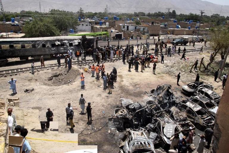 Pakistanda demir yolu yakınında patlama: 24 ölü, 82 yaralı