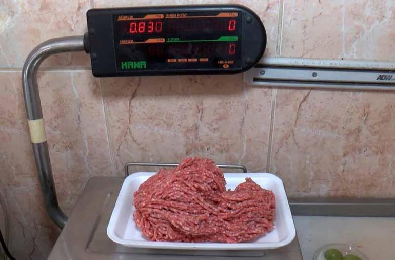 Yetkisiz, hijyensiz kıyma çekene 79 bin 161 lira ceza