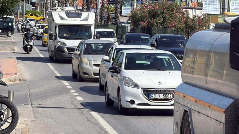 Bodruma bayram tatilinin ilk 3 gününde 67 bin araç giriş yaptı