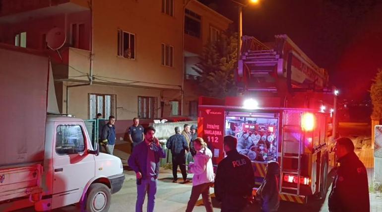 Eski eşinin evine benzin dolu şişe atıp yangın çıkaran şüpheli yakalandı