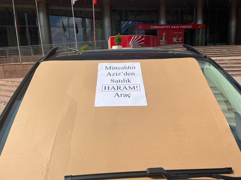CHPde Özgür Özelin makam araçları satılığa çıkarıldı