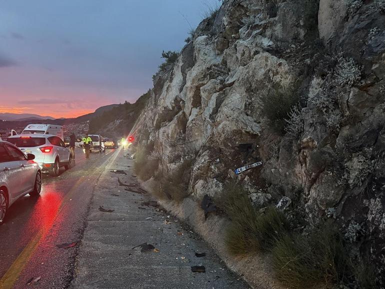 Muğla’da otomobil takla attı: 5 yaralı