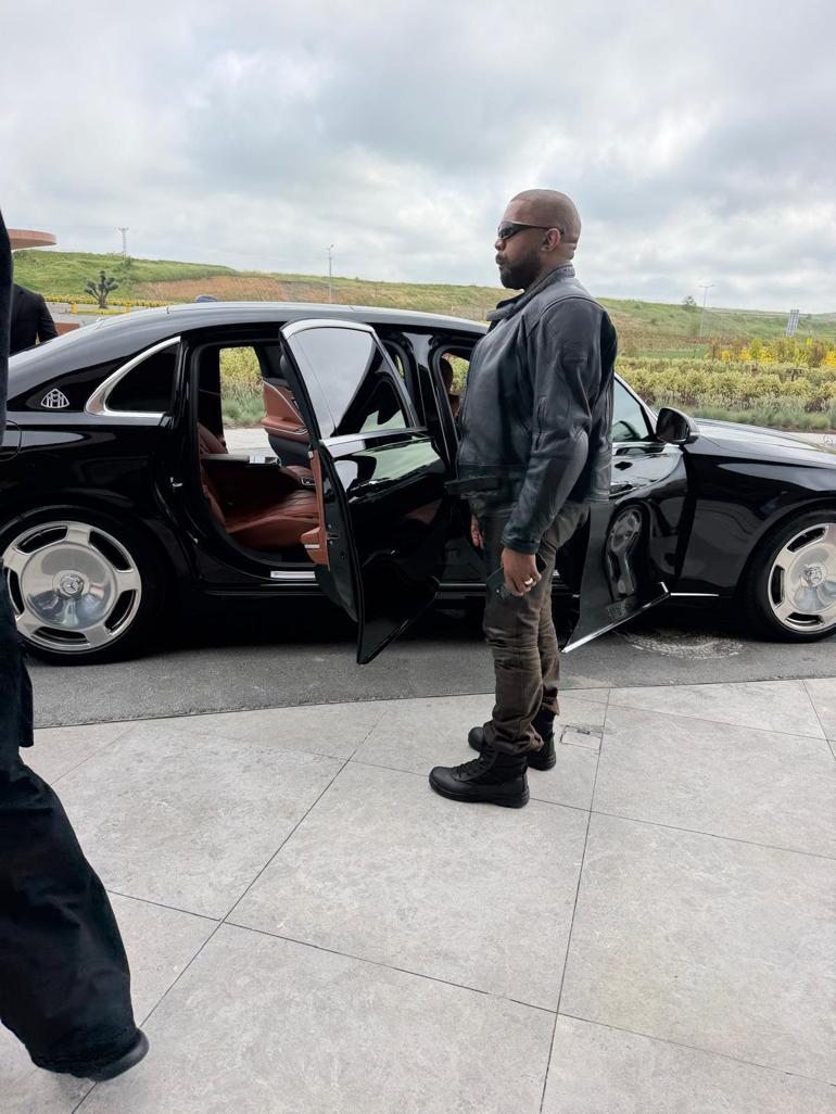Sanatçı Kanye West İstanbula geldi