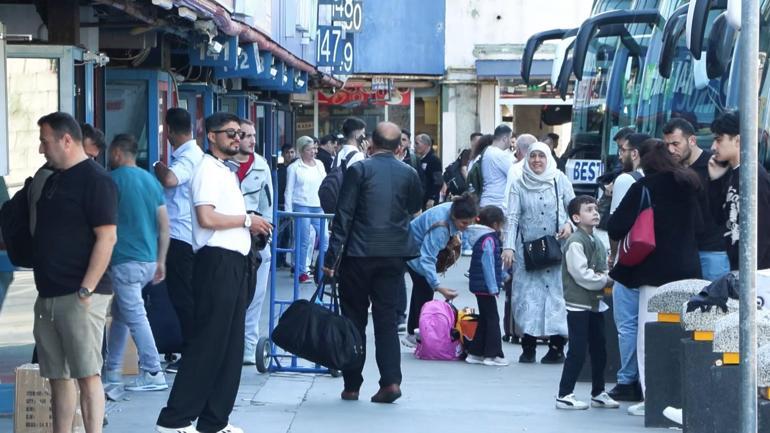 15 Temmuz Demokrasi Otogarında bayram dönüşü yoğunluğu
