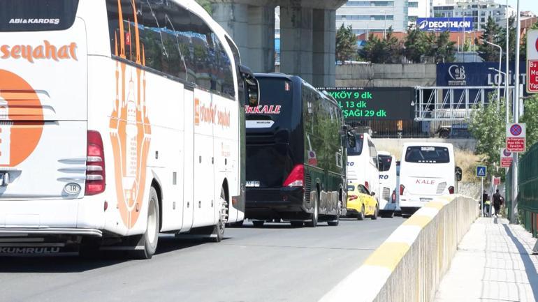 15 Temmuz Demokrasi Otogarında bayram dönüşü yoğunluğu