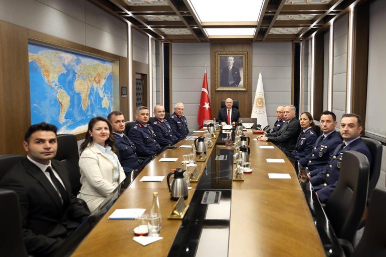 Bakan Güler, Hava Kuvvetleri Komutanı Kadıoğlunu kabul etti