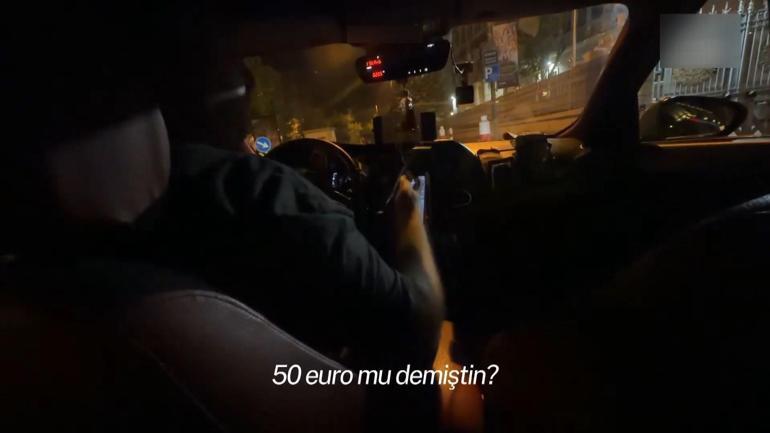 Karaköy’de ABD’li yayıncıyı taksimetresiz götüren taksiciye 95 bin lira ceza