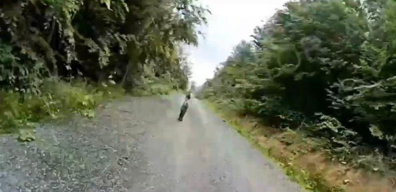 3 yaşındaki kayıp Göktürk ormanda bulundu; jandarmayla sohbet anları kamerada