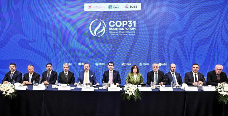 Bakan Kurum: COP31 sürecine uygulanabilir iş modelleriyle gelin