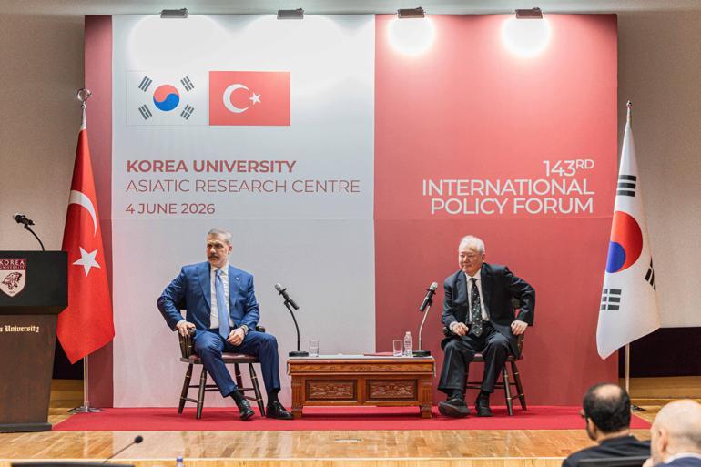 Dışişleri Bakanı Fidan, Güney Kore’de